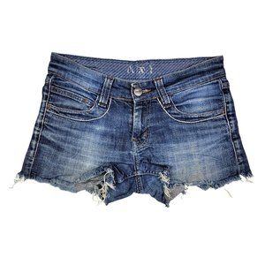 (Up To 50% Off SALE) Mavi Cut Off Raw Hem Denim Shorts
